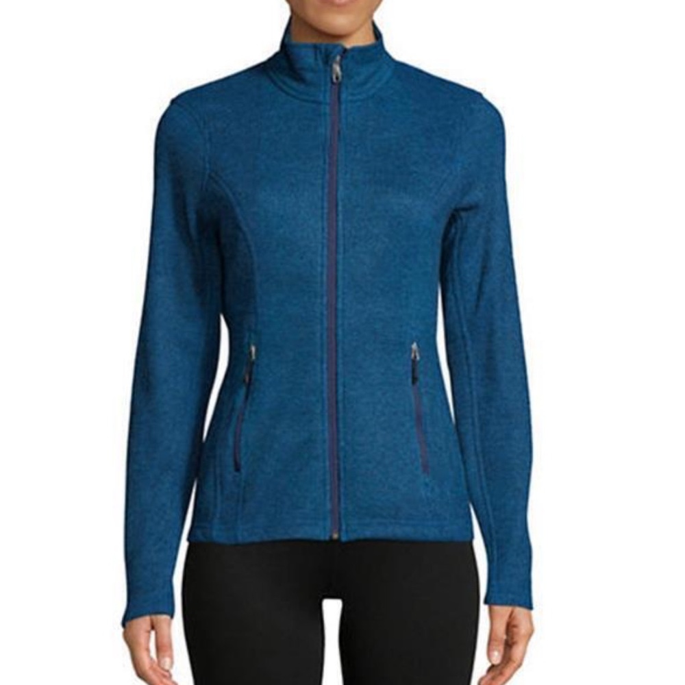 Spyder Women’s Endure Stryke Mid-weight Zip Jacket Heather Blue